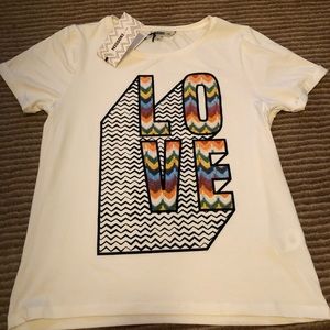 NWT Missoni for C&A love t-shirt